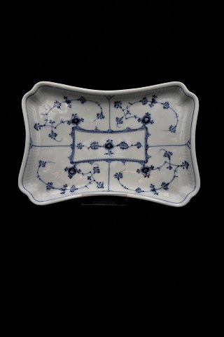 Royal Copenhagen Blue Fluted Plain tray. 
RC#1/269. 1.sort. 24x17cm.