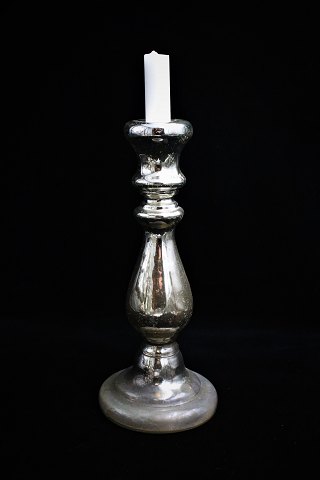 Large 19th century candlestick in poor man