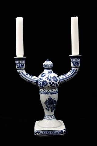 Royal Copenhagen Trankebar candle holder in earthenware with space for 2 
candles...