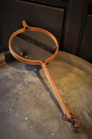 Hans-Agne Jakobsson hand mirror of wrought teak from the 60s...