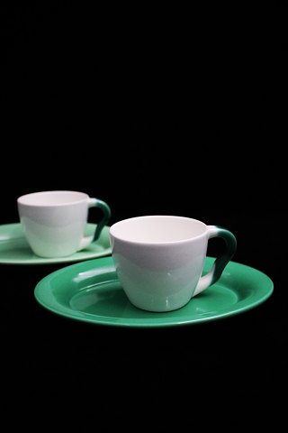Royal Copenhagen Ursula faience coffee cup with saucer.
RC# 072 / 073