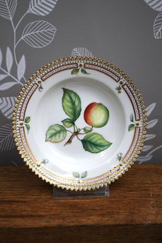 Small deep plate / bowl in Flora Danica set produced by Royal Copenhagen in Denmark...