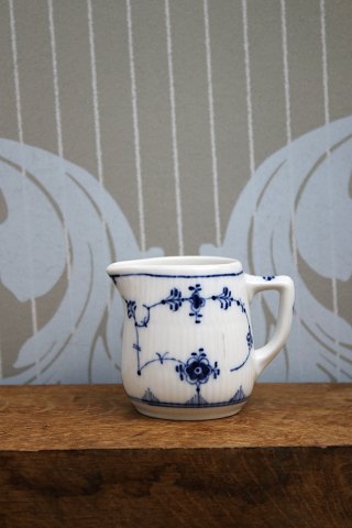 Rare Blue Fluted Plain Cream Jug from Royal Copenhagen in hotel porcelain / iron porcelain...