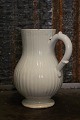 French 1800 century glazed clay wine jug with handle and a very fine patina.