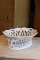 Royal Copenhagen Blue Flower, Braided oval fruit basket. 
RC# 10/8199. (1923-28)...