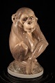 Small porcelain monkey by Dahl Jensen (DJ) Royal Copenhagen.
1055.