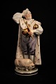 Rare Bing & Grondahl porcelain figurine in overglaze by Jens Jacob Bregnø & Hans 
Tegner.