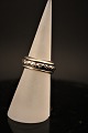 Georg Jensen silver ring, stamped. 
Ring size: 48.