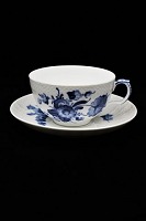 Blue Flowers (Curved, Gold) Single Egg Cup by Royal Copenhagen