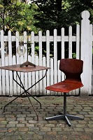 item no: Vintage Pagwood stol (brun)