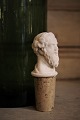 1800 tals vinprop fra Royal Copenhagen i form af herre buste i biskuit...
