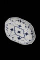 Royal Copenhagen Mussel painted Fluted oval dish. 
RC# 1/147. from 1850-70...