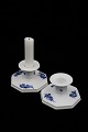 Royal Copenhagen Blue Flower 8 angular candlesticks. 
RC# 10/3334...