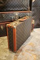 Louis Vuitton vintage mappe "President" i brunt monogram kanvas...
