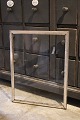 Large French 19th century silver frame with old glass and fine patina. 
61x47cm...