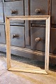 Fransk 1800 tals sølv ramme i træ med gammel sølvbelægning , 
og fin patina. 
54,5x42cm...

