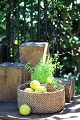 Swedish 19th century wicker basket. Really nice as a bread basket or as a fruit 
basket...