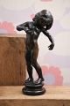 Sjælden Kai Nielsen Venus figur i nummeret patineret bronze expl. M5-75
"Venus Glypogos" sign. Kai Nielsen...