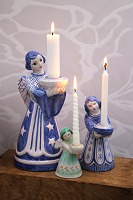 Christmas candlesticks