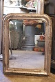 French 19th century Louis Philippe silver fireplace mirror with a finely decorated frame.H:67cm...