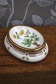 Salt cellar in Flora Danica frame produced by Royal Copenhagen in Denmark...