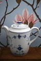 Bing & Grondahl coffee pot in Blue Fluted / Blue Fluted. Height: 19cm...