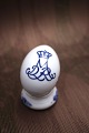 Royal Copenhagen porcelain egg with Queen Margrethe II monogram…