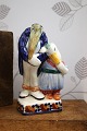 Pelikan & And , sjove fajance figurer fra Aluminia "I skoven skulle være gilde" designet af Kai Nielsen i 1908...