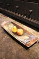 Antique Swedish wooden dish with remnants of original paint and a really nice patina...
