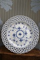 Blue Fluted Full Lace dish with openwork pattern from Royal Copenhagen...