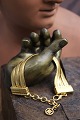Vintage Givenchy bracelet in gold-colored metal from the 80s...