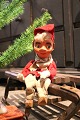 Cute, old shop Santa with felt clothes and clogs...