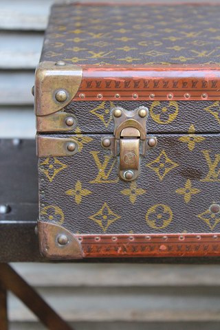 K&Co - Vintage LOUIS VUITTON Auth President Monogram Hard Case Kuffert / *